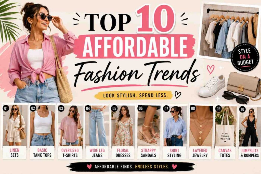 Top 10 Affordable Fashion Trends